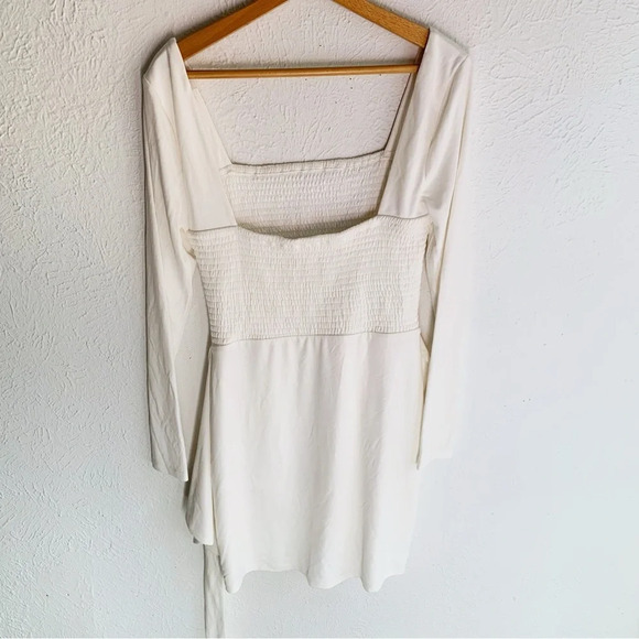 Lovers + Friends Devon Modal White Dress Sz Large - Picture 5 of 8
